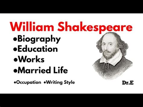 jianrou li biography of william shakespeare