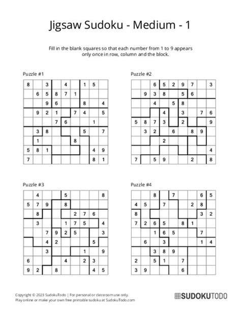 jigsaw sudoku 1