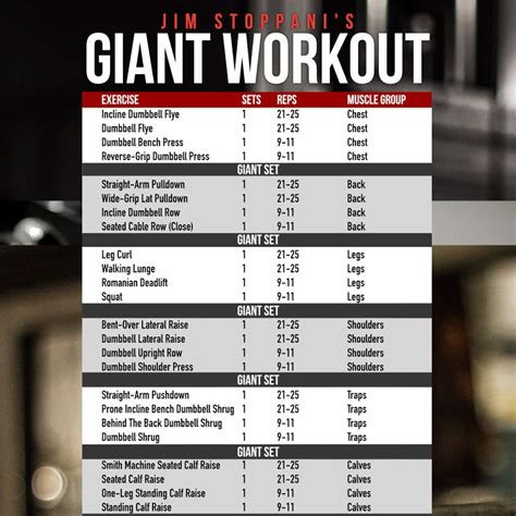 Jim Stoppani Workout