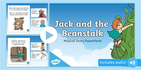 Download Jim And The Beanstalk Story Powerpoint 