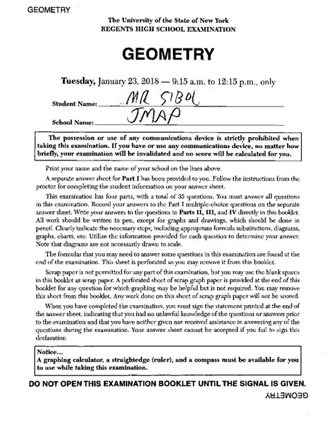 Jmap Geometry Regents