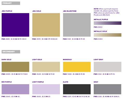 jmu colors