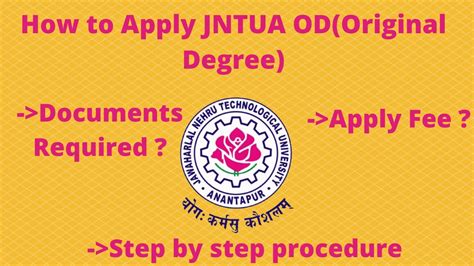 Jntua Od Apply