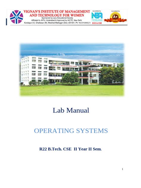 Jntuh Lab Manual