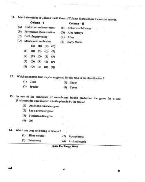 Read Jnv Pgt Biology Question Papers 