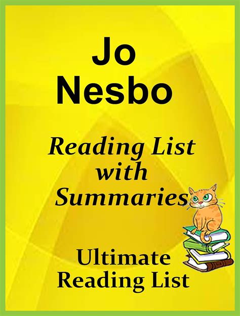 jo nesbo reading list with summaries for all book