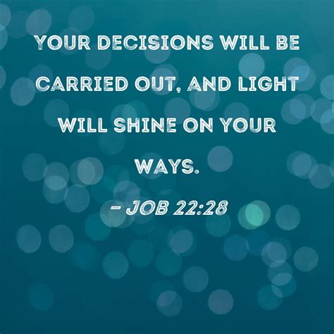 Job 22 28