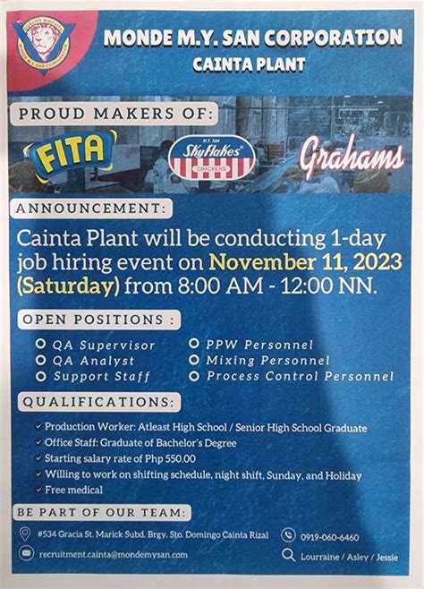 job hiring in cainta rizal jobs in Cainta - Indeed