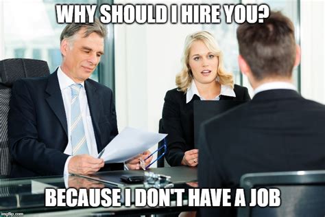 job interview Imgflip