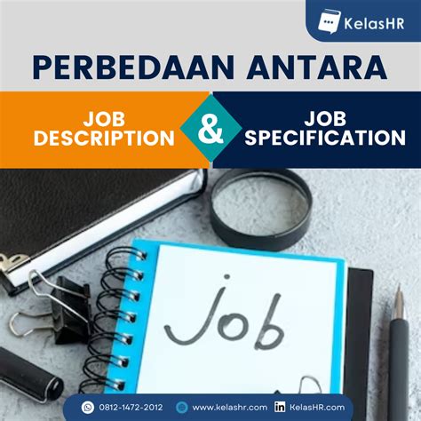 Job Specification Pengertian Manfaat Komponen Dan 4 Contohnya Pengertian Job Specification - Pengertian Job Specification