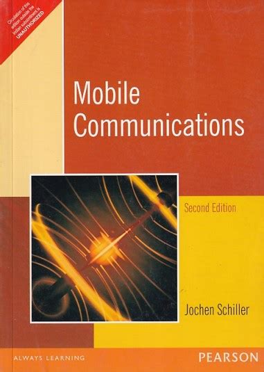 jochen schiller mobile communications pearson education