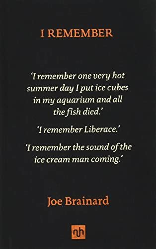 Read Online Joe Brainard I Remember 