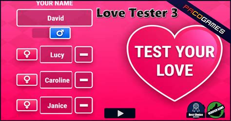 jogos de dating love tester