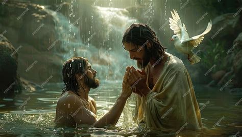 John Baptizes Jesus