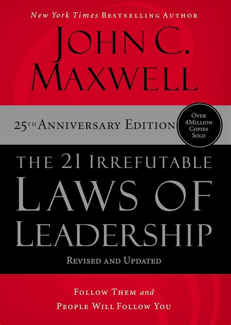 john c maxwell 21 irrefutable laws of leadership