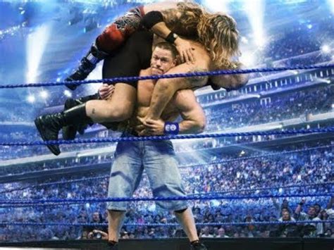 John Cena Lifting Big Show And Edge