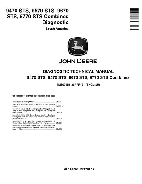 john deere 9470 sts manual