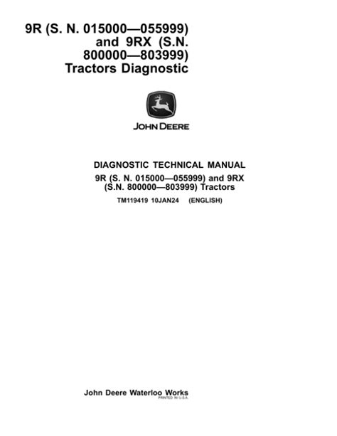 john deere 9520 manual