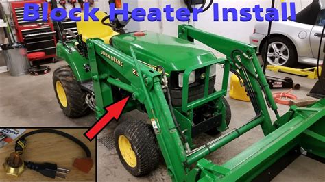 John Deere Block Heater Install