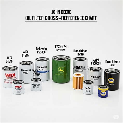 John Deere Filter Cross Reference