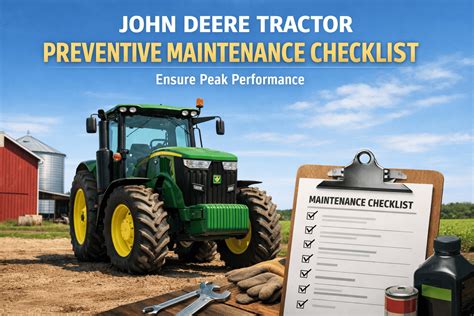 john deere inspection checklist