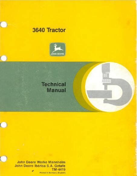 John Deere Tech Manuals