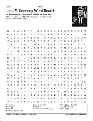 John F Kennedy Wordsearch Worksheets Coloring Pages John F Kennedy Coloring Pages - John F Kennedy Coloring Pages