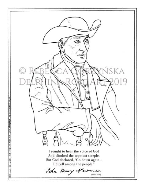 John Henry Newman Coloring Pages 2 New Artist John Henry Coloring Page - John Henry Coloring Page