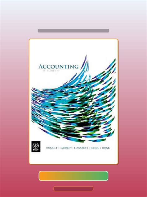 John Hoggett Accounting 8 Multiple Choice