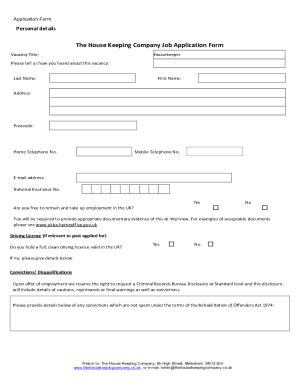 john hopkins housekeeping application