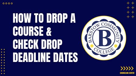 John Jay Course Drop Deadline