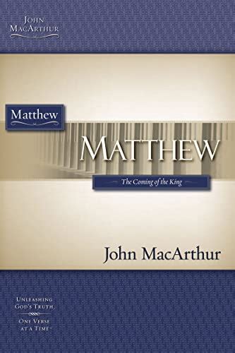 John Macarthur Study Guide Matthew