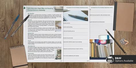 john marsden biography summary template