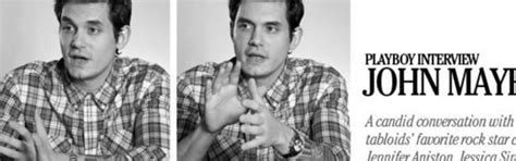 John Mayer Playboy Interview