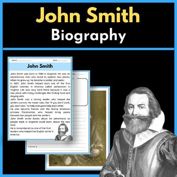 john smith biography for students