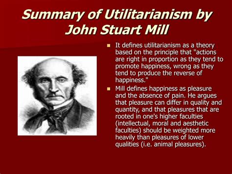 John Stuart Mill Utilitarianism