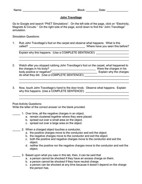 john travoltage answers