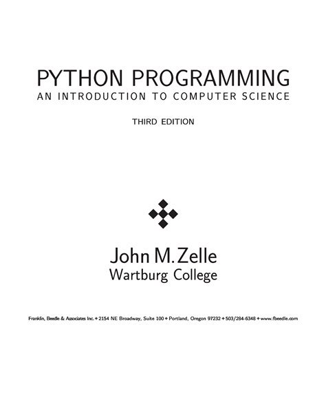 John Zelle Python Programming Solutions