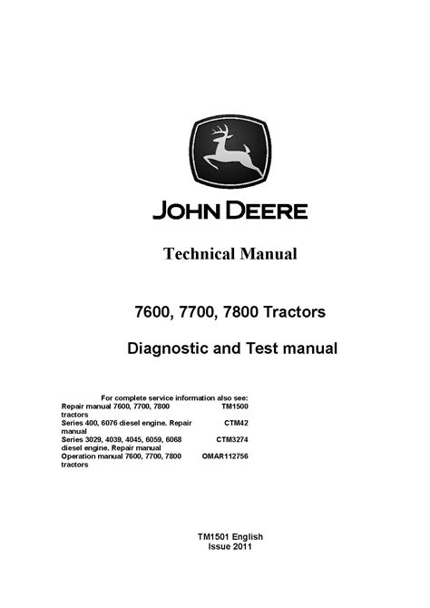 Read John Deere 7600 7700 7800 Manual 