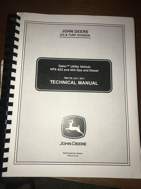 Read Online John Deere Gator Hpx 4X4 Service Manual 