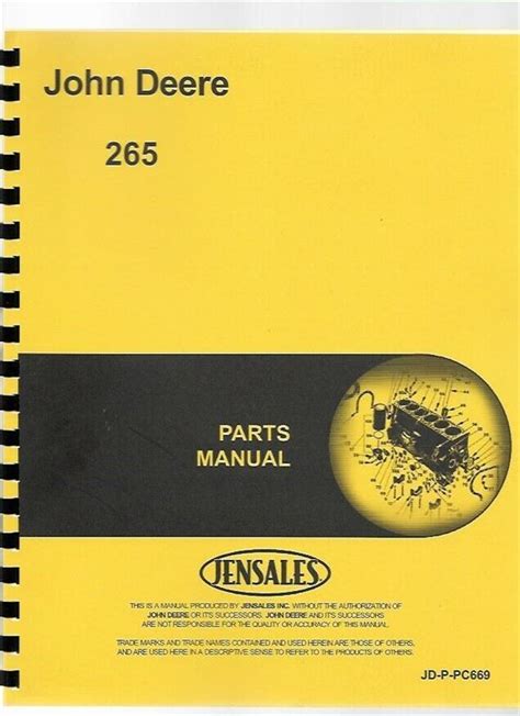 Read John Deere Model 265 Repair Manual Online 