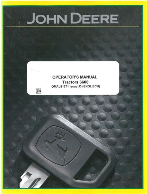 Download John Deere Tractor 6600 4X4 1995 Workshop Manuals Pdf Download 