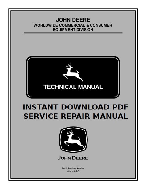 Read John Deere Tractor Technical Service Manual 
