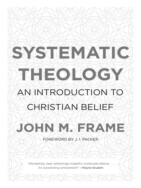 Read John Frame Systematic Theology Free Pdf 