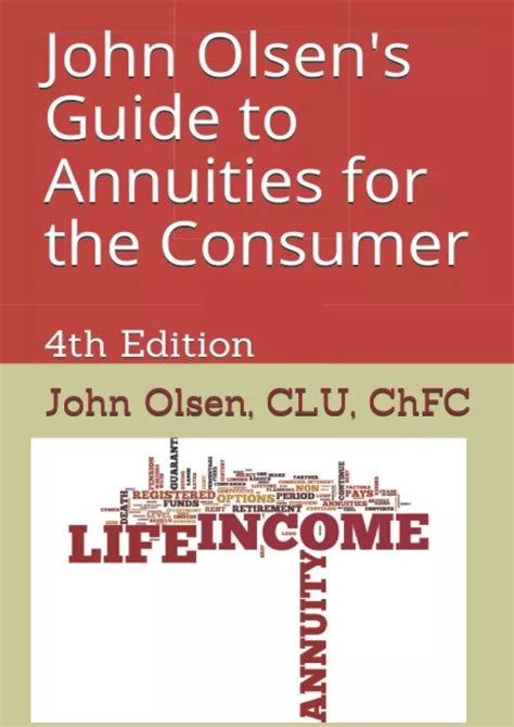 Download John Olsens Guide To Annuities For The Consumer 2Nd Revised Edition 