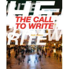 Full Download John Trimbur Call To Write 6Th Edition 