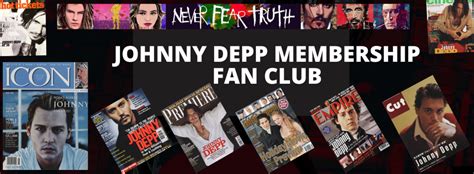 Johnny depp fan club membership