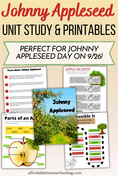 Read Online Johnny Appleseed Study Guide First Grade 