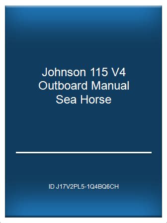 Download Johnson Seahorse 115 V4 Manual 