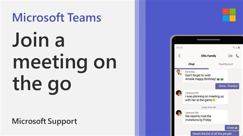 join microsoft teams meeting via mobile app